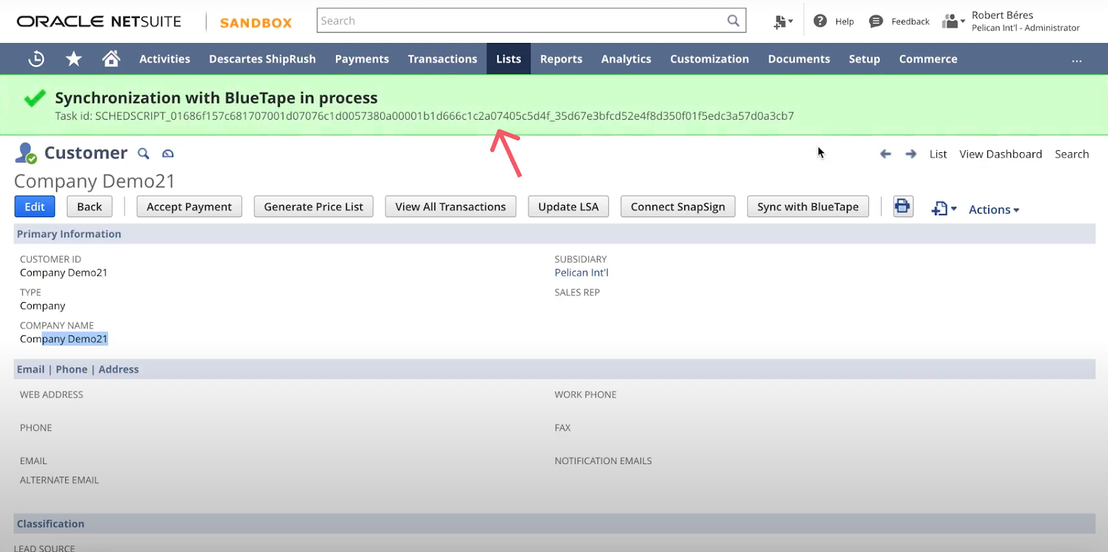 Oracle NetSuite User Guide
